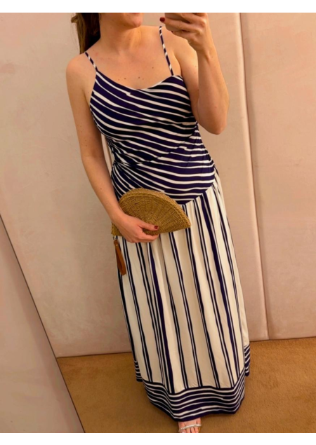 VESTIDO LUNA AZUL MARINHO