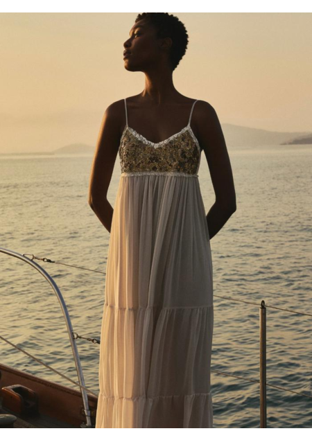 VESTIDO SORAIA AREIA