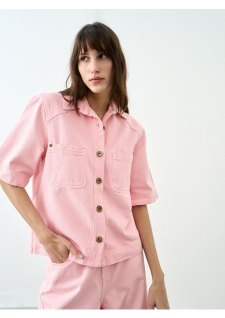 CAMISA SAMARA ROSA CLARO